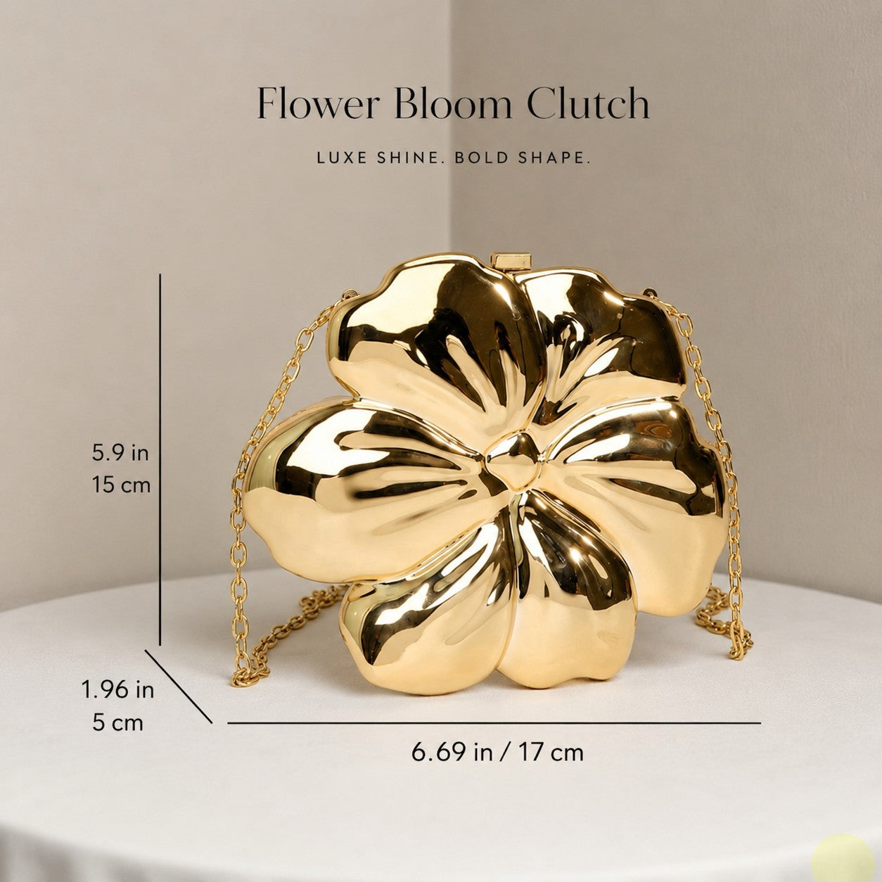 Flower bloom clutch